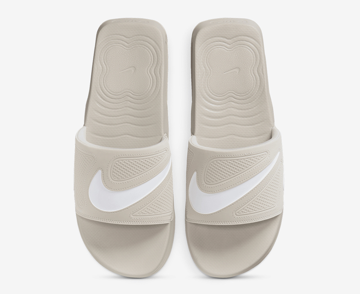 Nike - AIR MAX CIRRO SLIDE 'LIGHT IRON ORE/WHITE' - VegNonVeg