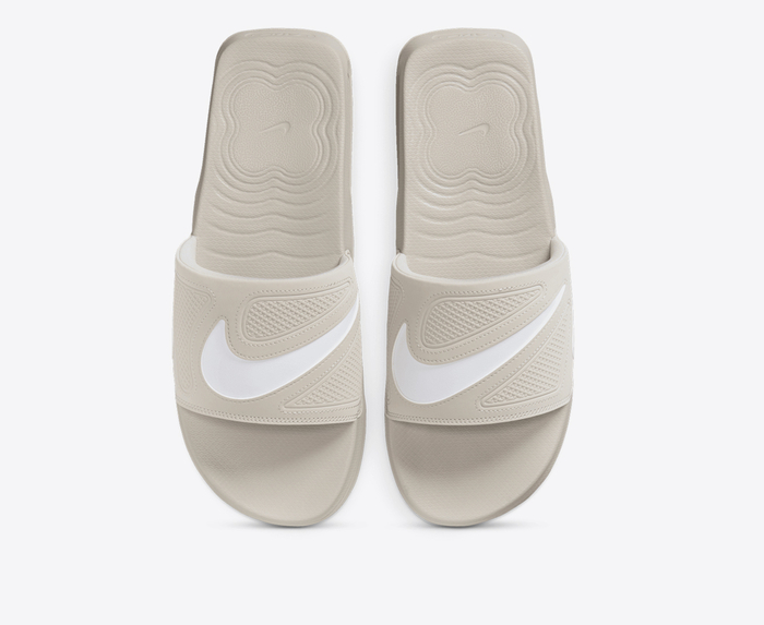 Nike - AIR MAX CIRRO SLIDE 'LIGHT IRON ORE/WHITE' - VegNonVeg