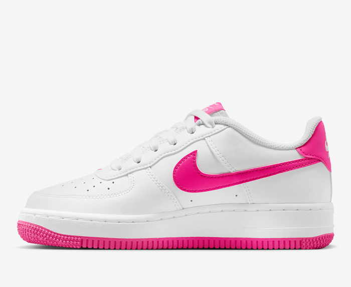 Nike - AIR FORCE 1 'WHITE/LASER FUCHSIA' - VegNonVeg