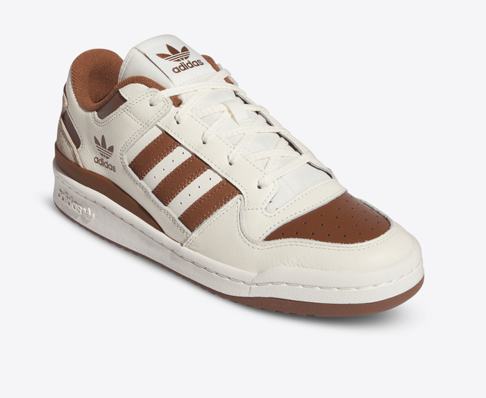 adidas forum low brown white