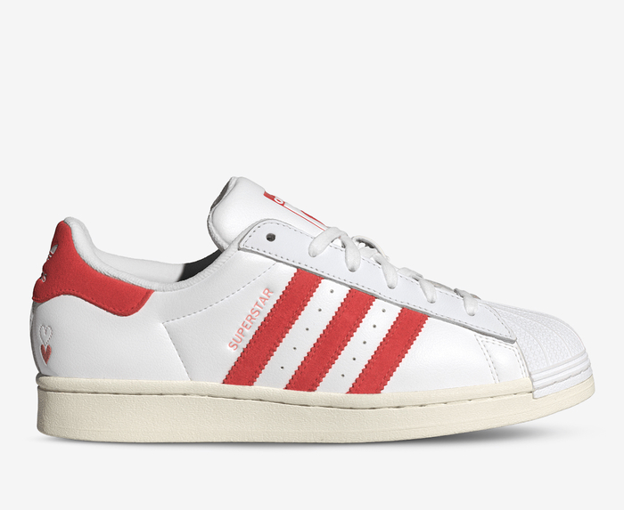 Adidas originals superstar hot sale 80s women red