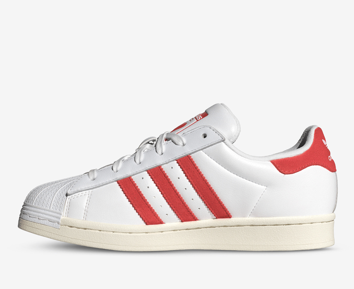 Adidas superstar shop 80s deluxe white/red