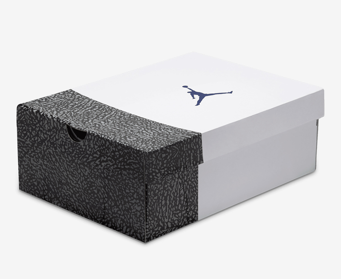 Jordan - AIR JORDAN 3 RETRO 'WHITE/MIDNIGHT NAVY-CEMENT GREY-BLACK ...