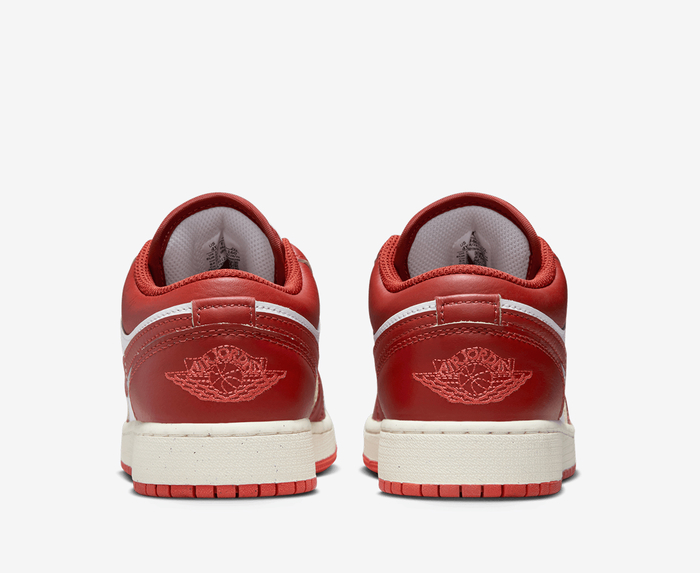 Jordan - AIR JORDAN 1 LOW SE 'WHITE/DUNE RED-LOBSTER-SAIL' - VegNonVeg