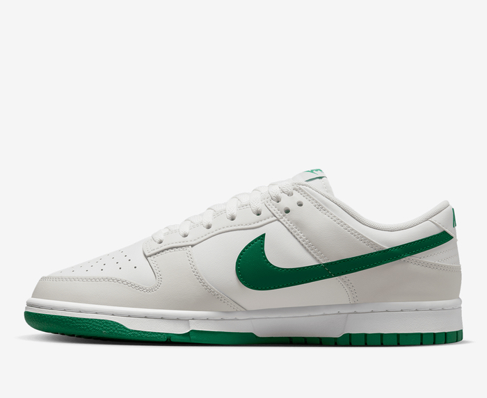 Nike - DUNK LOW RETRO 'SUMMIT WHITE/MALACHITE-PLATINUM TINT' - VegNonVeg