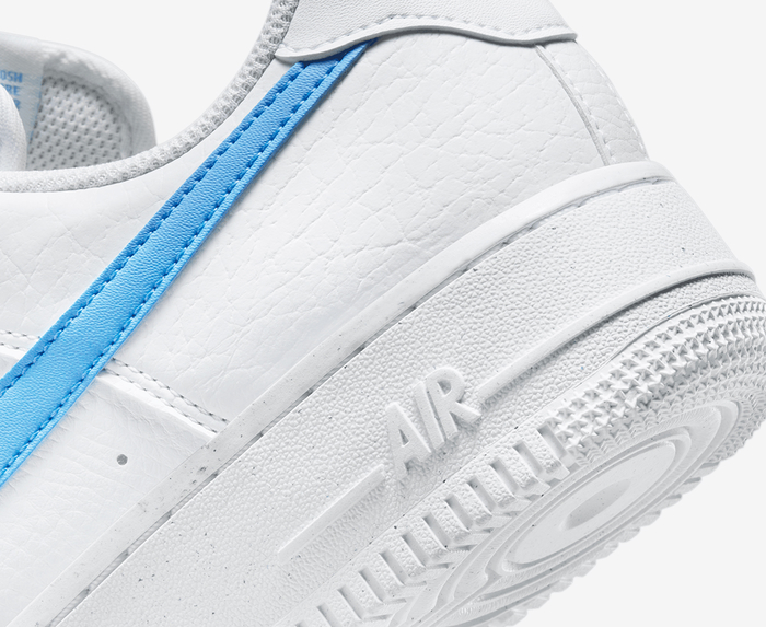 Nike - AIR FORCE 1 '07 NN 'WHITE/UNIVERSITY BLUE-VOLT' - VegNonVeg