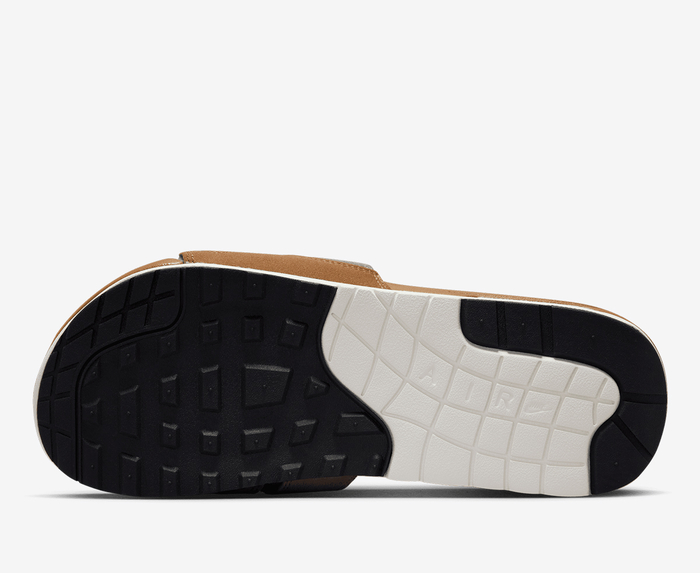 Brown nike slip store on