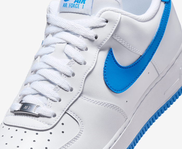 Nike AIR FORCE 1 07 WHITE PHOTO BLUE VegNonVeg