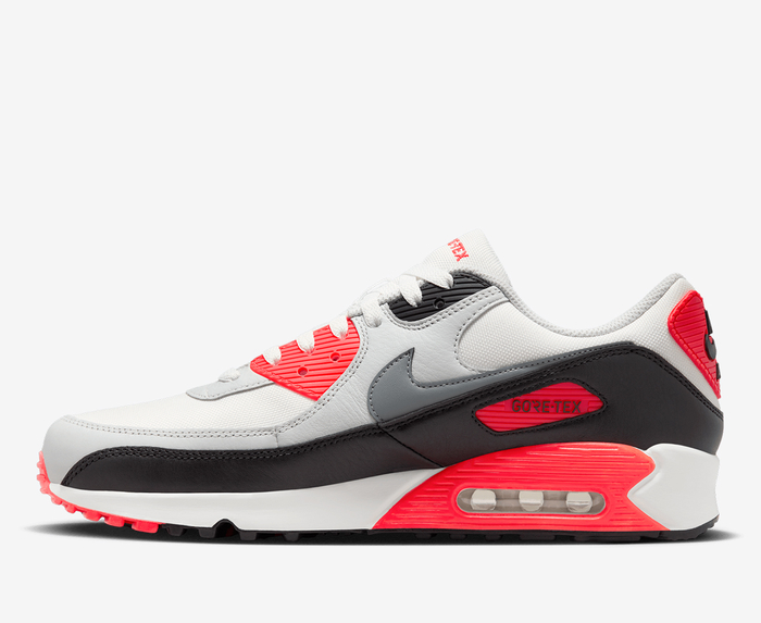 Air max 90 2024 wolf grey/black/white/bright crimson