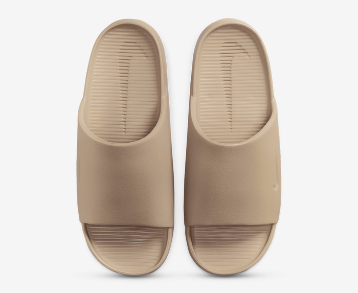 Nike store khaki sliders