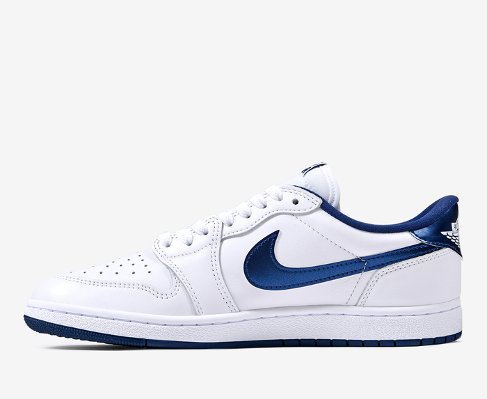 Jordan - AIR JORDAN 1 LOW 85 'WHITE/NAVY' - VegNonVeg