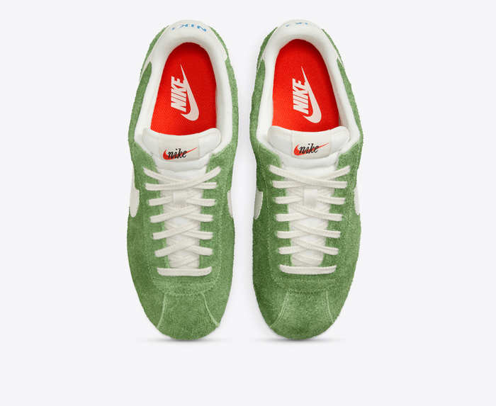 Nike green shop suede shoes