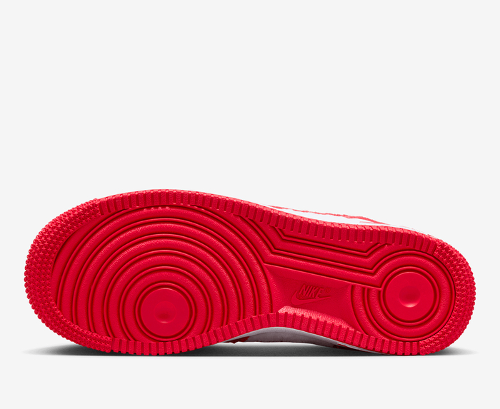 All red nike air best sale force 1