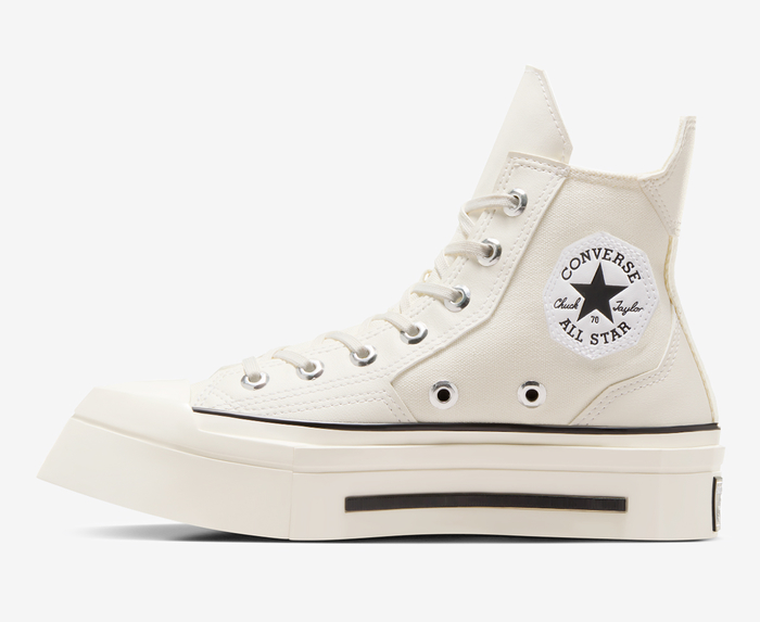 Converse - CHUCK 70 DE LUXE SQUARED HIGH 'WHITE/EGRET' - VegNonVeg