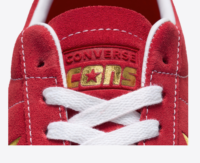 Converse - ONE STAR PRO OX 'VARSITY RED/WHITE/GOLD' - VegNonVeg