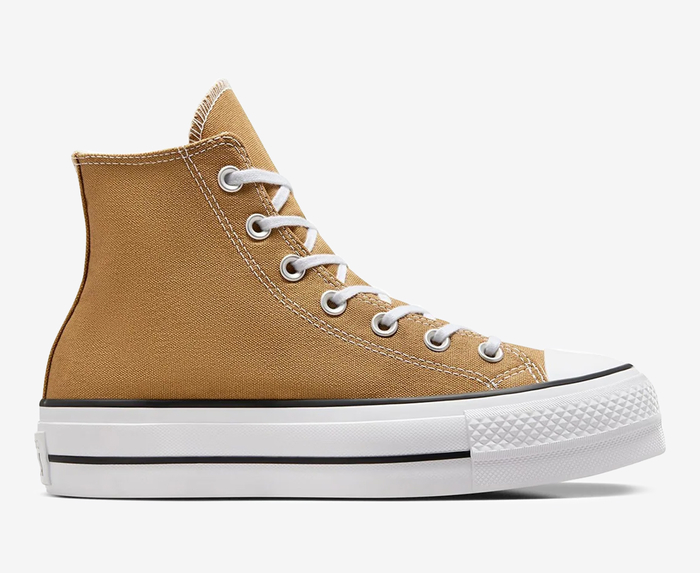 Converse - CHUCK TAYLOR ALL STAR LIFT HIGH 'TREK TAN/WHITE-BLACK ...