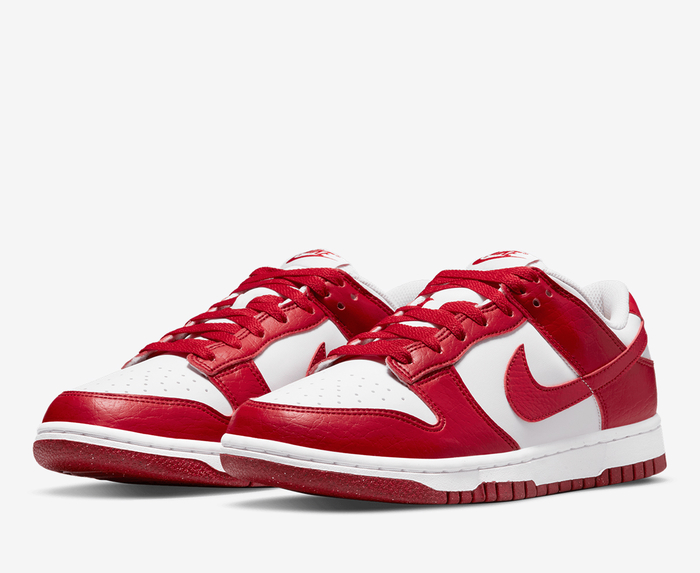 Nike - DUNK LOW NN 'WHITE/GYM RED' - VegNonVeg