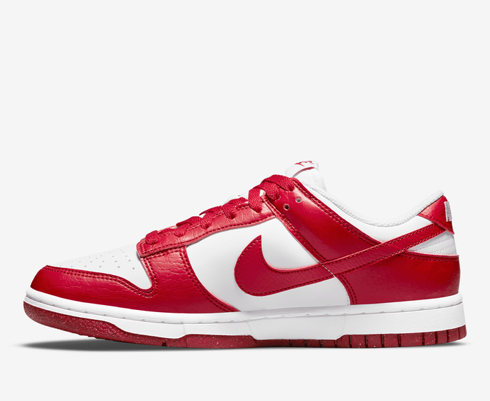 Nike - DUNK LOW NN 'WHITE/GYM RED' - VegNonVeg