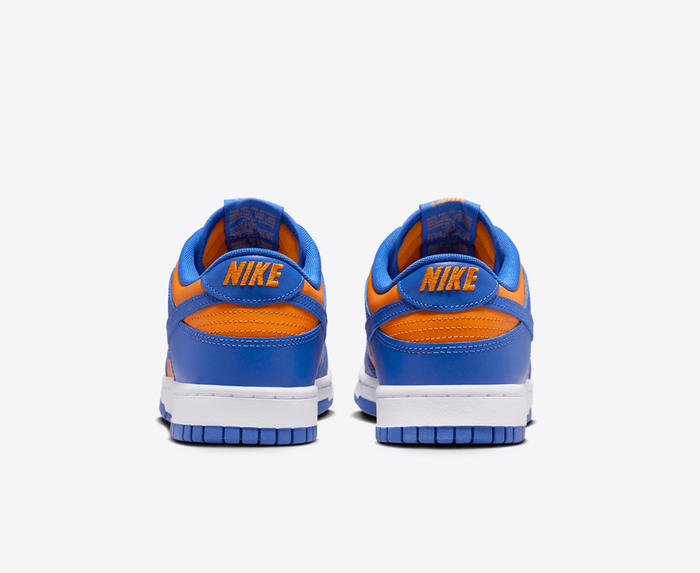 dunk low white royal red