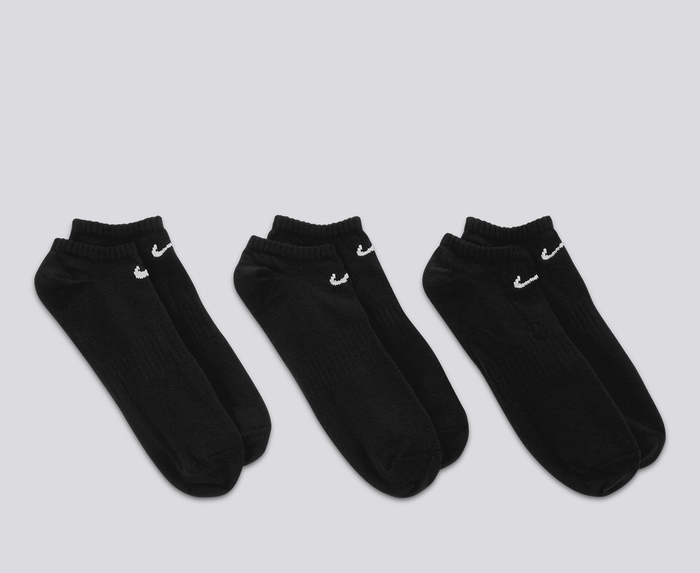 Nike - NIKE EVERYDAY LIGHTWEIGHT ANKLE SOCKS 3 PAIRS 'BLACK/WHITE ...