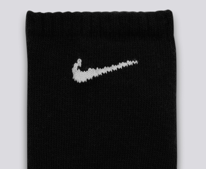 Nike - NIKE EVERYDAY LIGHTWEIGHT ANKLE SOCKS 3 PAIRS 'BLACK/WHITE ...