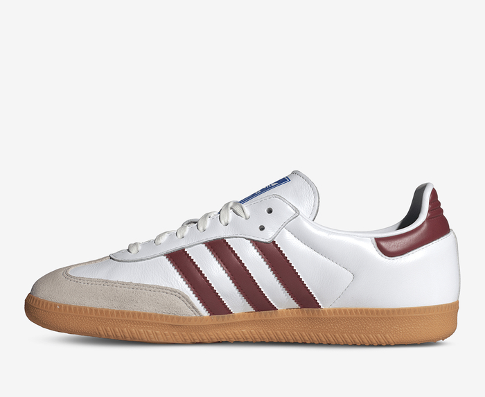 Adidas Originals - SAMBA OG 'CLOUD WHITE/COLLEGIATE BURGUNDY-GUM ...