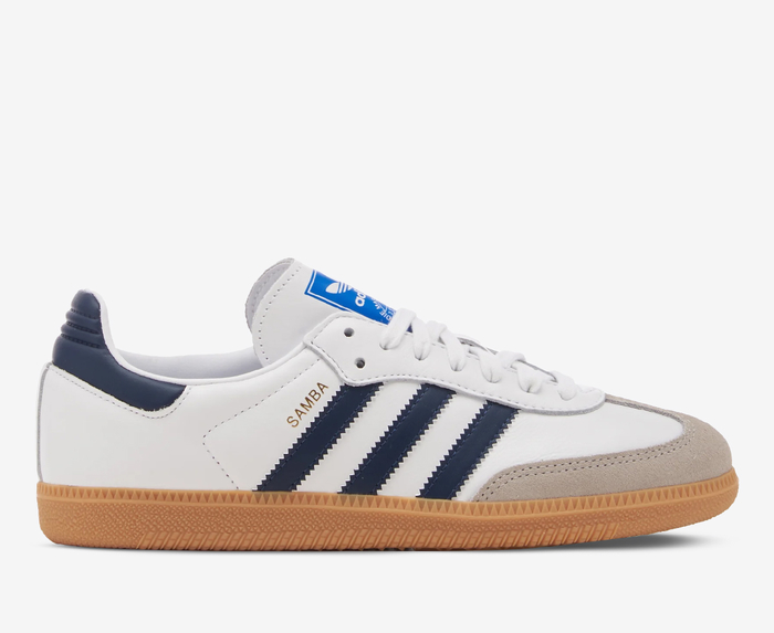 Adidas Originals - SAMBA OG 'CLOUD WHITE/PRELOVED INK-GUM' - VegNonVeg