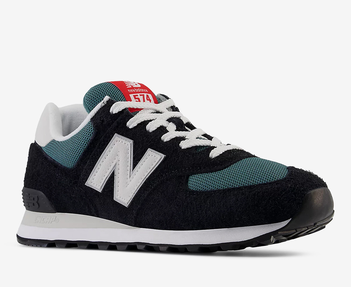 New Balance - 574 'BLACK/GREY' - VegNonVeg