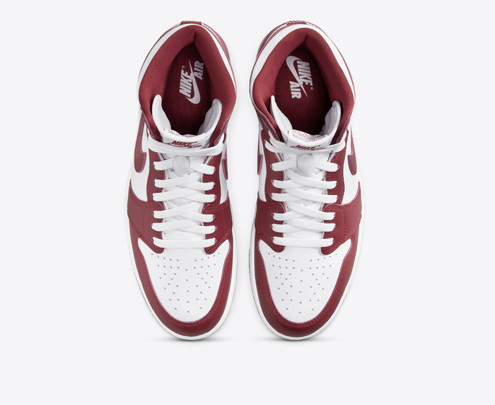 jordan1 red and white