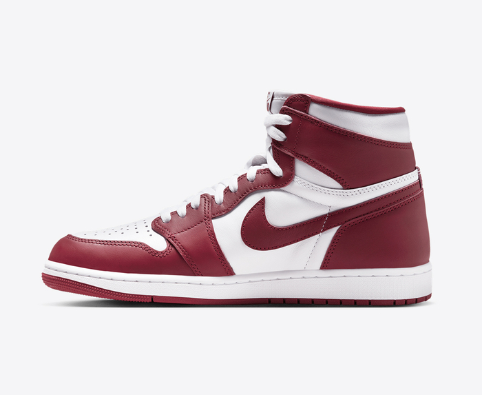 jordan 1 red and white high top