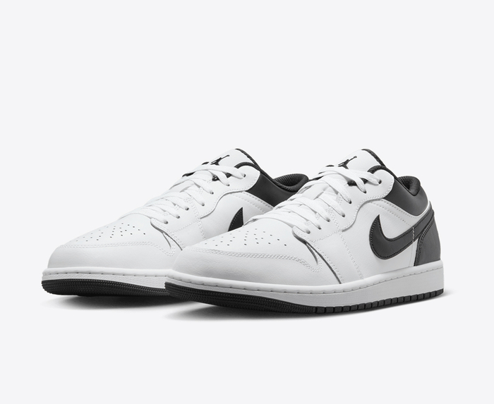 Jordan AIR JORDAN 1 LOW WHITE BLACK VegNonVeg