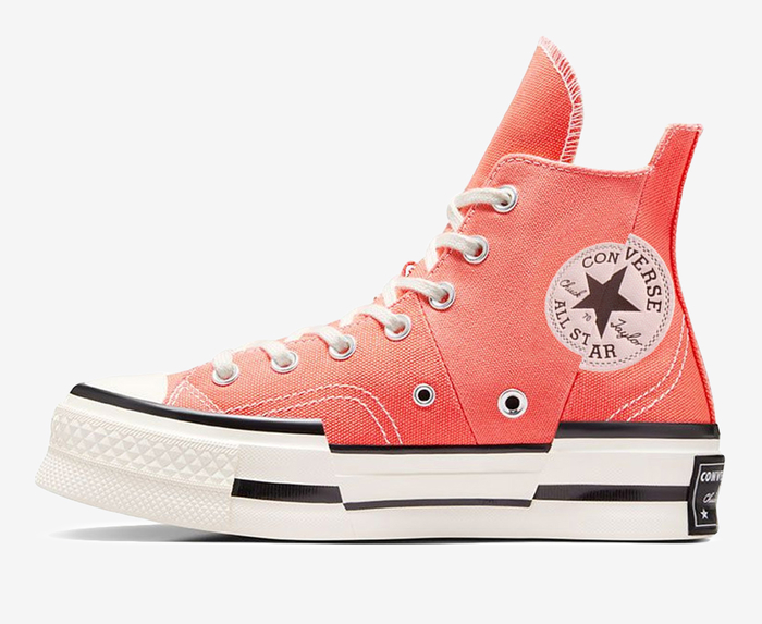 Converse - CHUCK 70 PLUS HIGH 'WATER MELON SLUSHY/WHITE-BLACK' - VegNonVeg