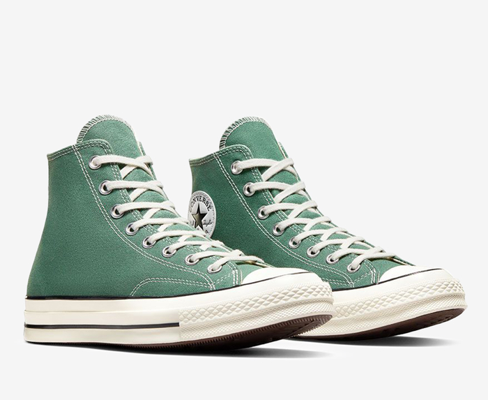 Converse - CHUCK 70 HIGH 'ADMIRAL ELM/EGRET-BLACK' - VegNonVeg