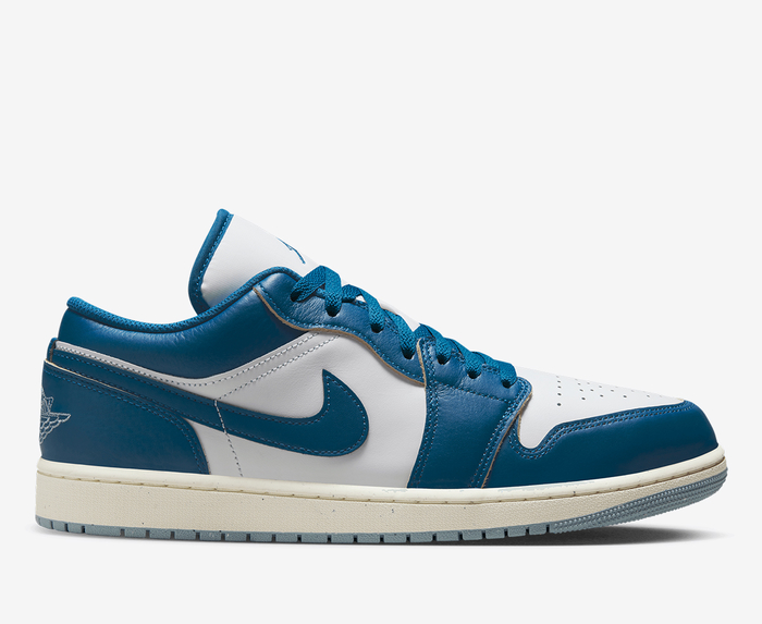 Jordan - AIR JORDAN 1 LOW SE 'WHITE/INDUSTRIAL BLUE-BLUE GREY-SAIL ...