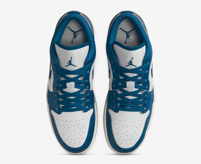 Jordan - AIR JORDAN 1 LOW SE 'WHITE/INDUSTRIAL BLUE-BLUE GREY-SAIL ...