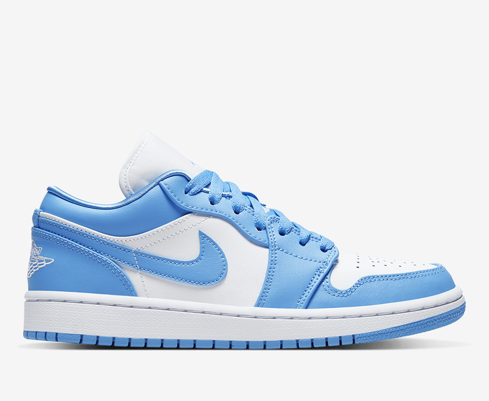 Jordan - AIR JORDAN 1 LOW 'UNIVERSITY BLUE/WHITE' - VegNonVeg