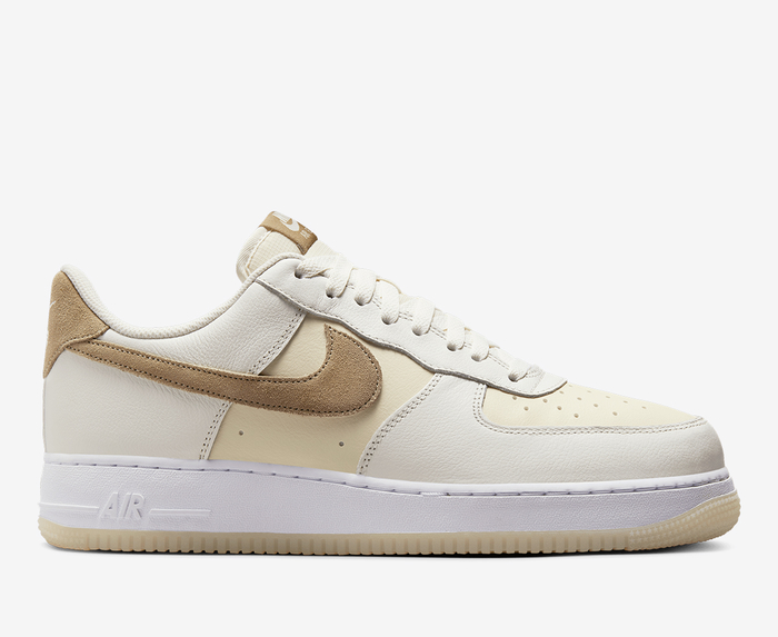 Nike - AIR FORCE 1 '07 LV8 'SAIL/KHAKI-COCONUT MILK-WHITE' - VegNonVeg