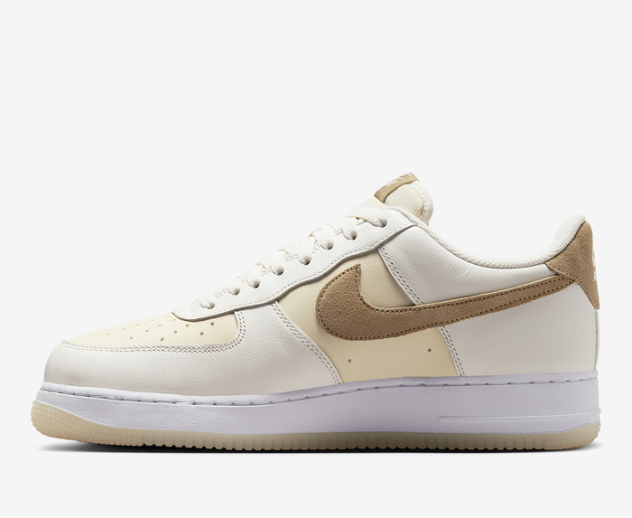 Nike - AIR FORCE 1 '07 LV8 'SAIL/KHAKI-COCONUT MILK-WHITE' - VegNonVeg