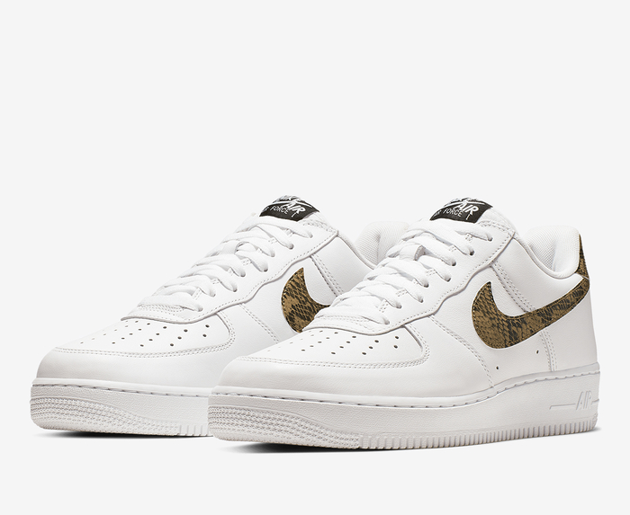 Nike - AIR FORCE 1 LOW RETRO PREMIUM 'WHITE/ELEMENTAL GOLD-DARK HAZEL ...