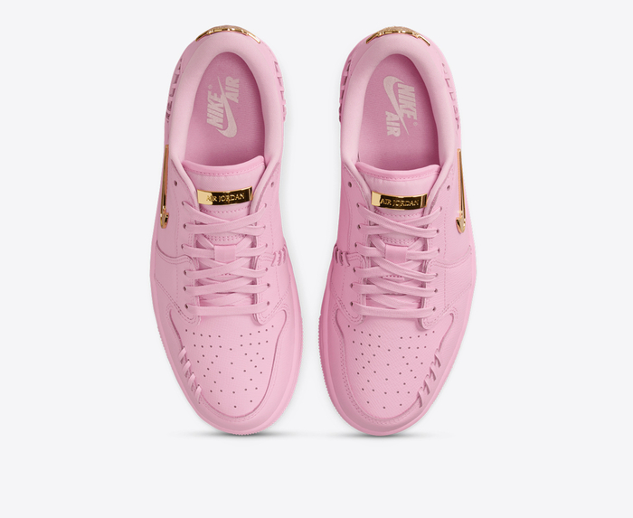 Jordan AIR JORDAN 1 LOW MM PERFECT PINK METALLIC GOLD VegNonVeg