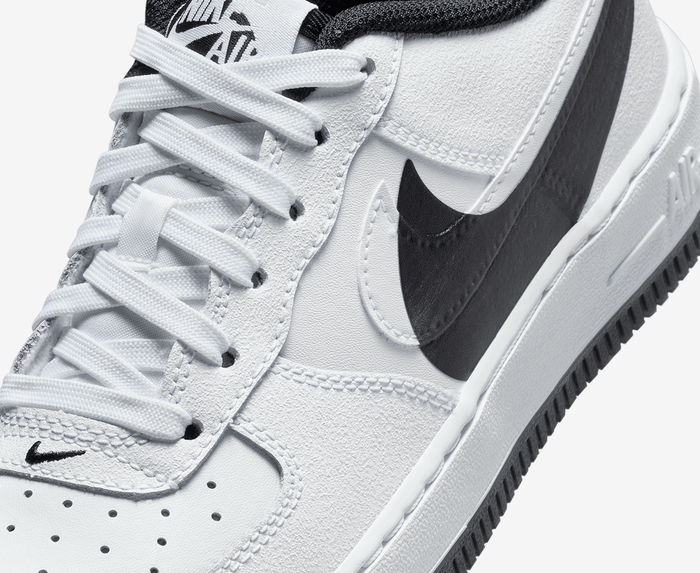 Nike - AIR FORCE 1 LV8 4 'WHITE/BLACK' - VegNonVeg