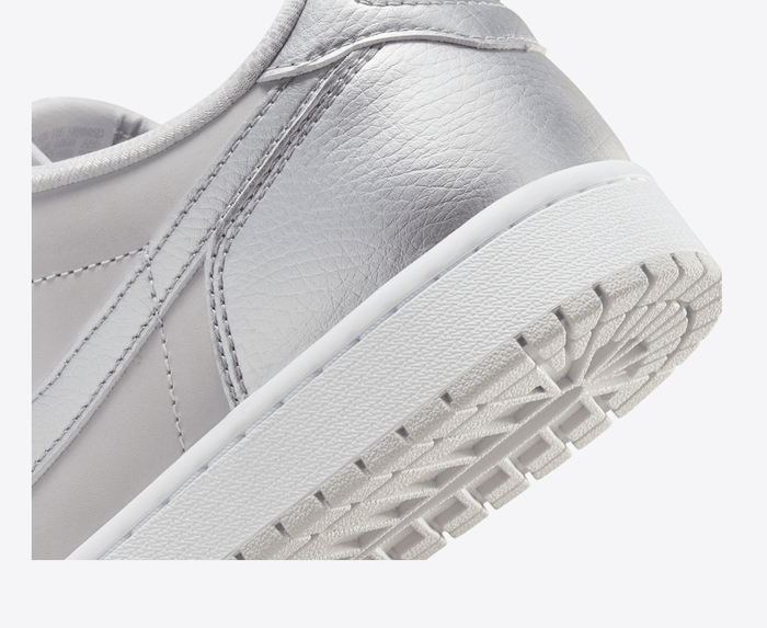low grey and white jordans