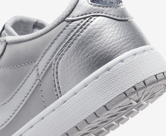 Jordan - AIR JORDAN 1 RETRO LOW OG 'NEUTRAL GREY/METALLIC SILVER-WHITE ...