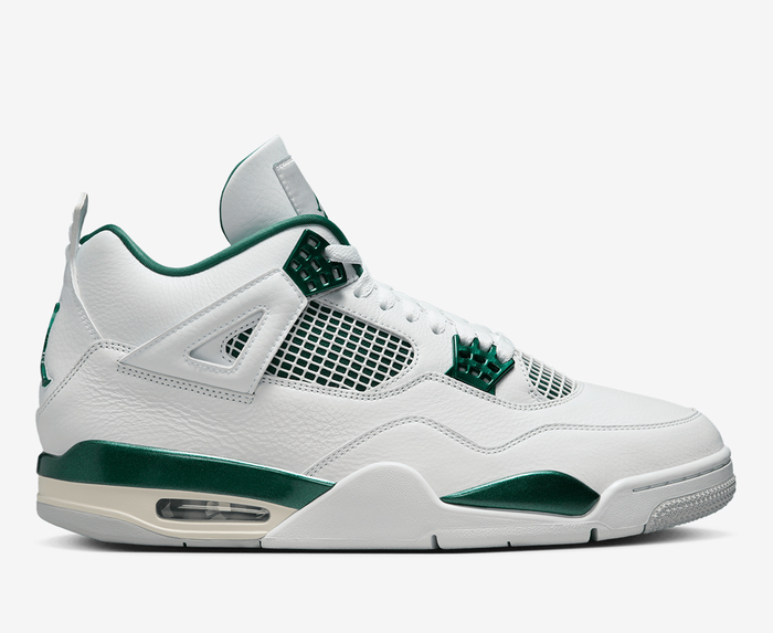 Jordan AIR JORDAN 4 RETRO WHITE OXIDIZED GREEN NEUTRAL GREY VegNonVeg