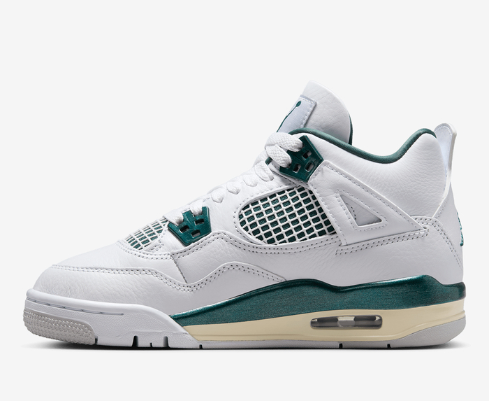 Jordan - AIR JORDAN 4 RETRO 'WHITE/OXIDIZED GREEN-NEUTRAL GREY' - VegNonVeg