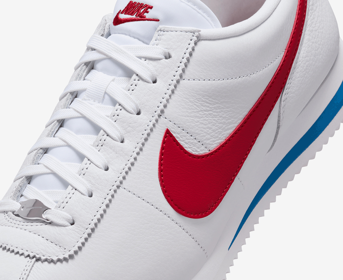 Nike - CORTEZ 'WHITE/VARSITY RED-VARSITY BLUE' - VegNonVeg