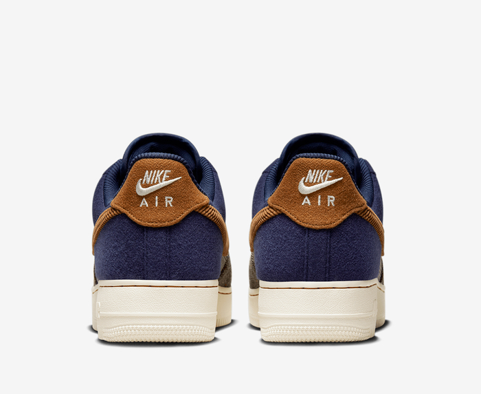 Nike - AIR FORCE 1 '07 PREMIUM 'MIDNIGHT NAVY/ALE BROWN-PALE IVORY ...