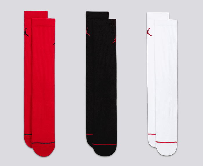 Jordan - EVERYDAY CUSHIONED POLY CREW SOCKS 3 PAIRS 'MULTICOLOR ...