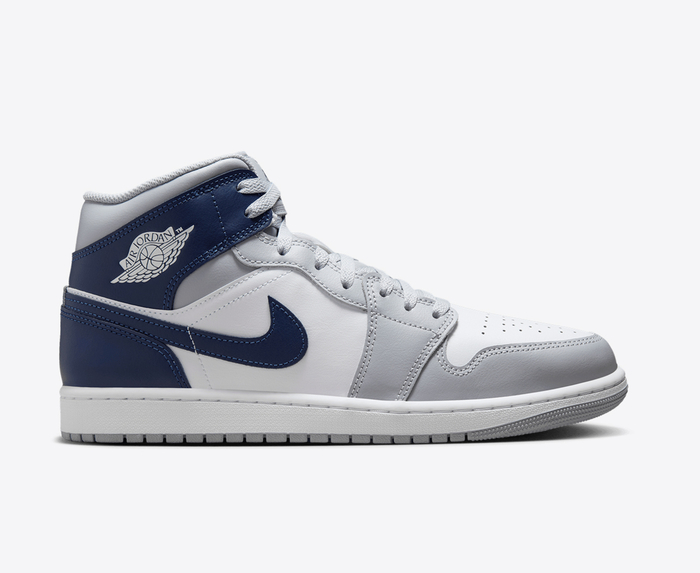 Jordan 1 white mid best sale