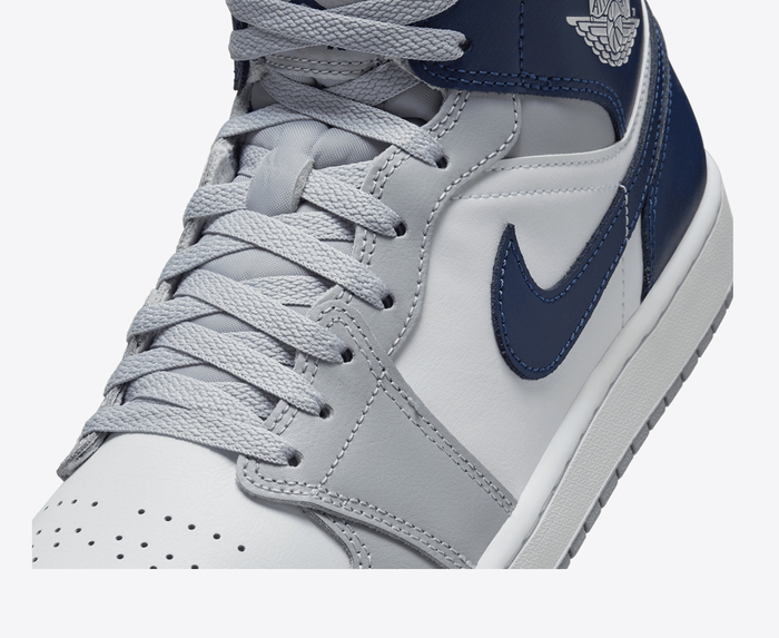 Blue white and gray jordans best sale